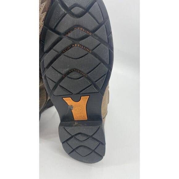 Ariat Challenger Men's 9.5D Western Cowboy Boots 10002504 Brown Rodeo Rancher - Picture 16 of 16